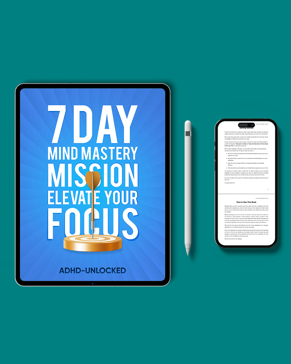 7 DAY MIND MASTERY MISSION - Digital Printable Ebook